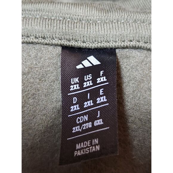 Adidas multi sport hoodie mens 2XL Camouflage Graphic Olive Strata - Picture 9 of 9